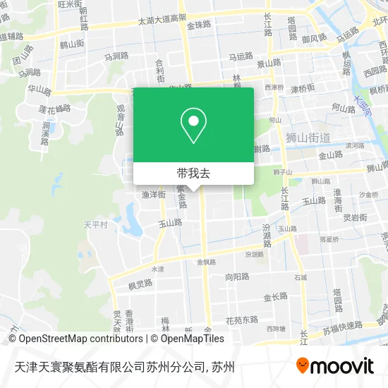 天津天寰聚氨酯有限公司苏州分公司地图