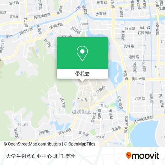 大学生创意创业中心-北门地图
