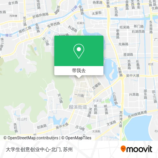 大学生创意创业中心-北门地图