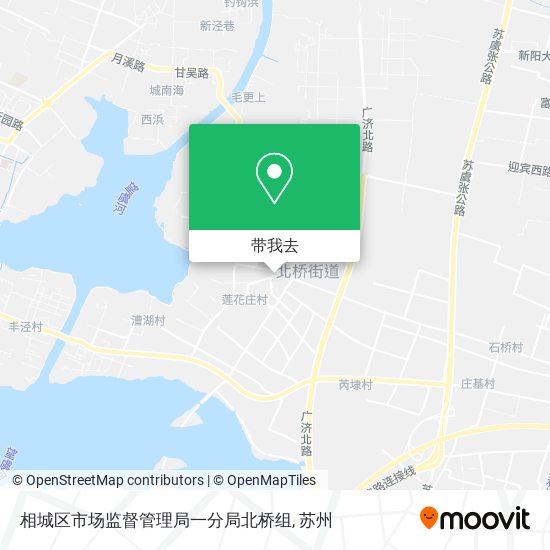 相城区市场监督管理局一分局北桥组地图