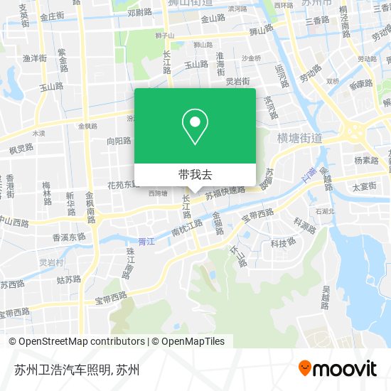 苏州卫浩汽车照明地图