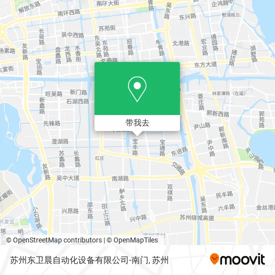 苏州东卫晨自动化设备有限公司-南门地图