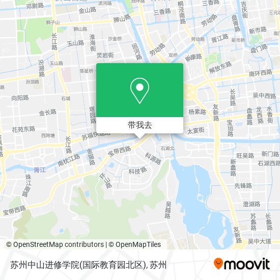 苏州中山进修学院(国际教育园北区)地图