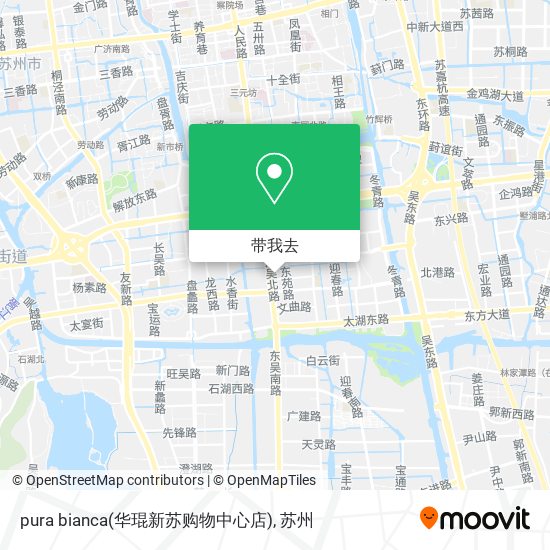 pura  bianca(华琨新苏购物中心店)地图