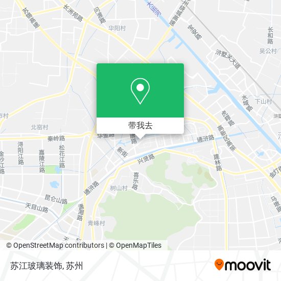 苏江玻璃装饰地图