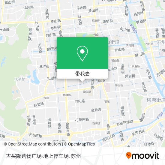 吉买隆购物广场-地上停车场地图