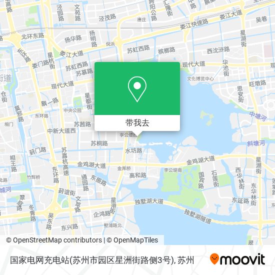 国家电网充电站(苏州市园区星洲街路侧3号)地图