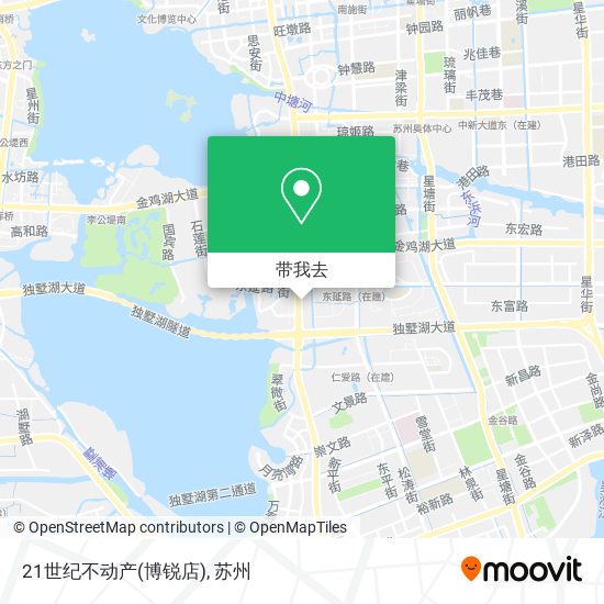 21世纪不动产(博锐店)地图