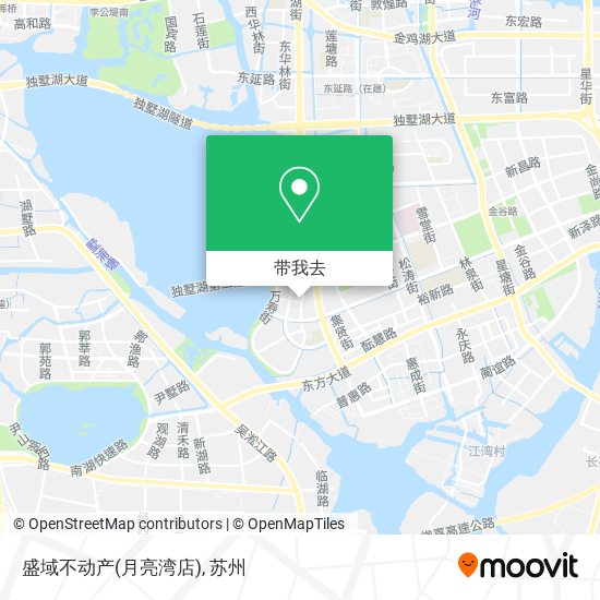 盛域不动产(月亮湾店)地图