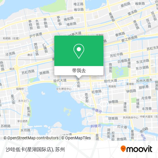 沙哇低卡(星湖国际店)地图