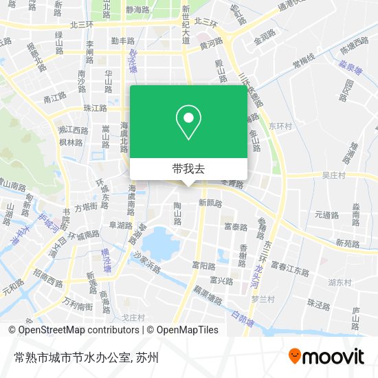 常熟市城市节水办公室地图