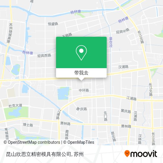 昆山欣思立精密模具有限公司地图