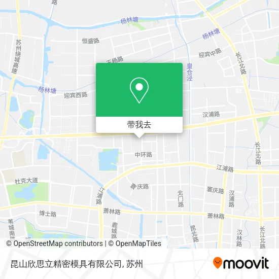 昆山欣思立精密模具有限公司地图