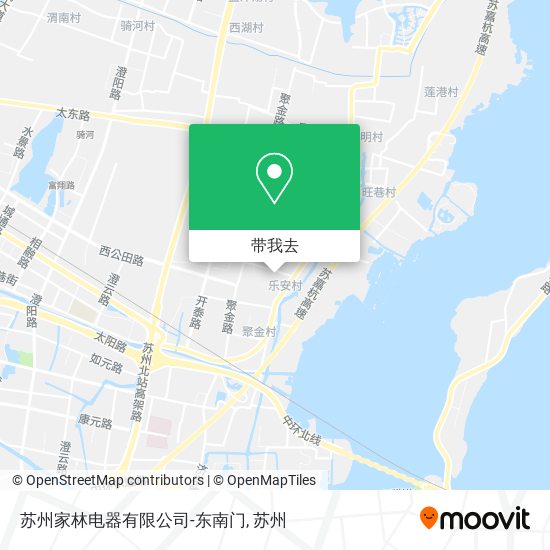 苏州家林电器有限公司-东南门地图