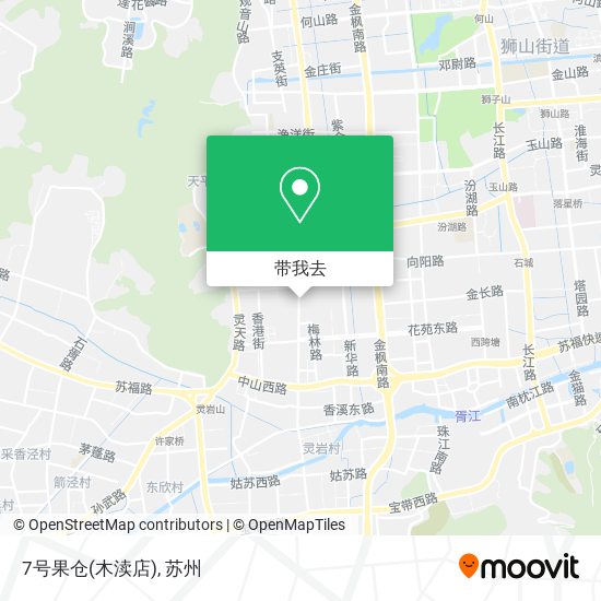 7号果仓(木渎店)地图