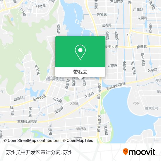 苏州吴中开发区审计分局地图