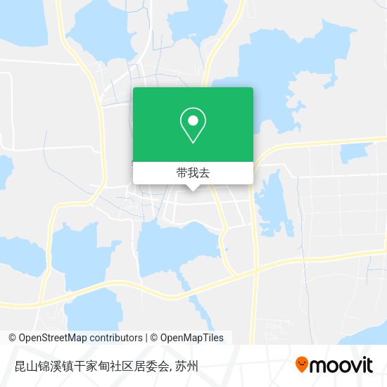 昆山锦溪镇干家甸社区居委会地图