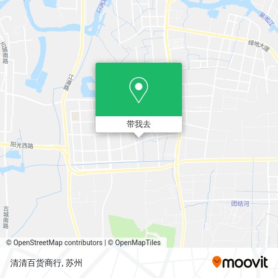 清清百货商行地图