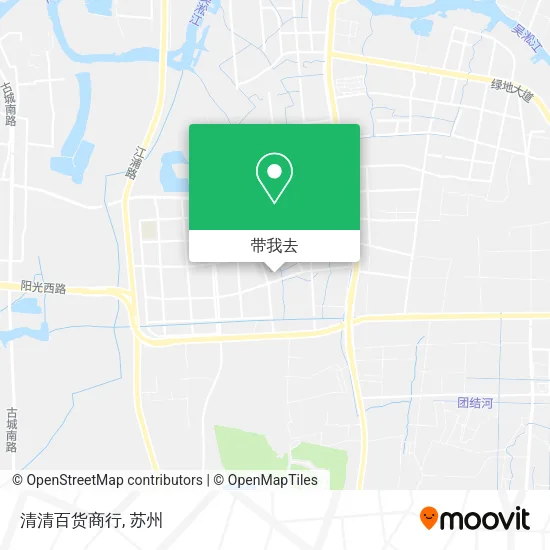 清清百货商行地图