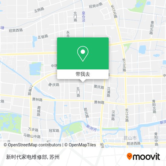 新时代家电维修部地图