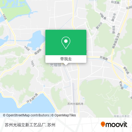 苏州光福立新工艺品厂地图