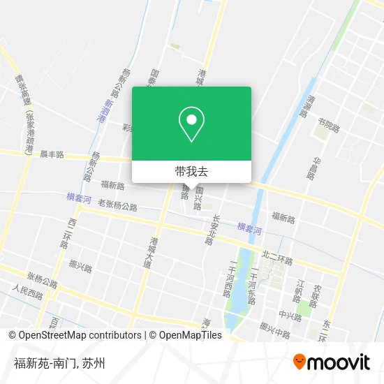 福新苑-南门地图