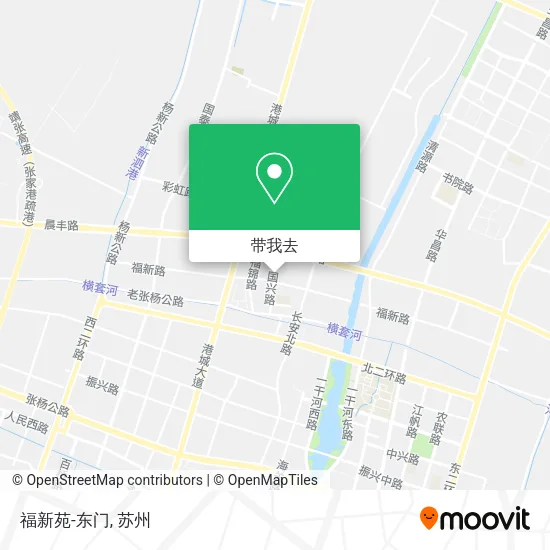 福新苑-东门地图