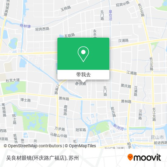 吴良材眼镜(环庆路广福店)地图