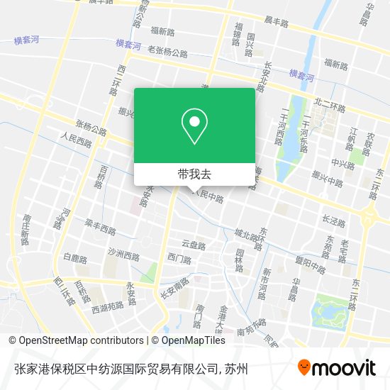 张家港保税区中纺源国际贸易有限公司地图