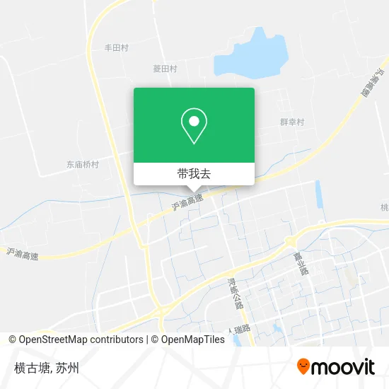 横古塘地图