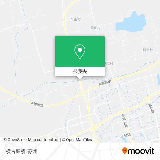 横古塘桥地图