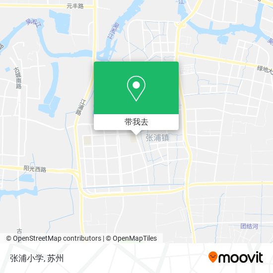张浦小学地图