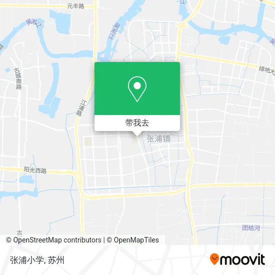 张浦小学地图