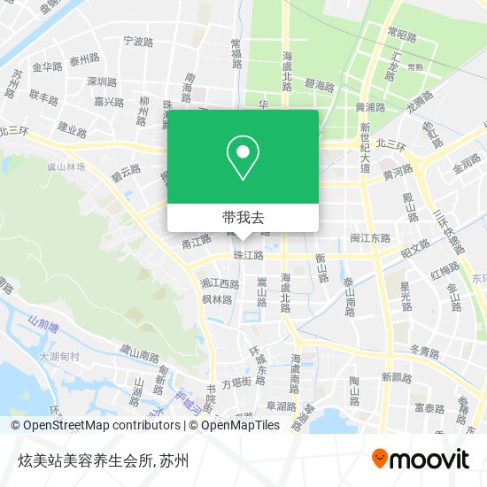 炫美站美容养生会所地图