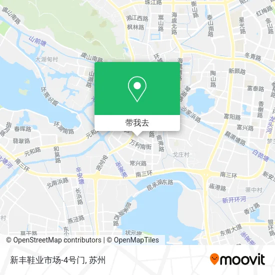 新丰鞋业市场-4号门地图