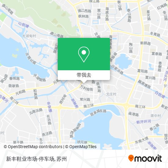 新丰鞋业市场-停车场地图