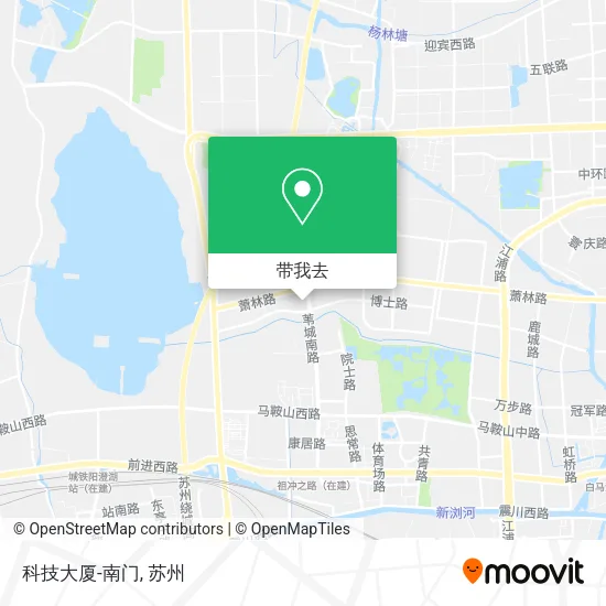 科技大厦-南门地图