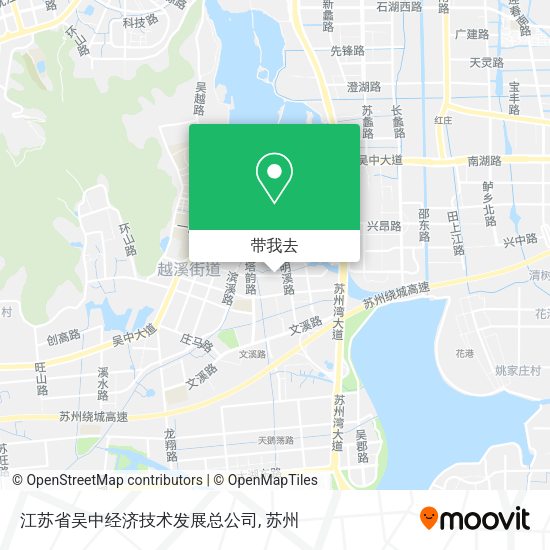 江苏省吴中经济技术发展总公司地图