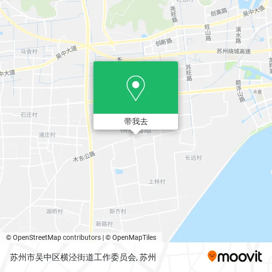 苏州市吴中区横泾街道工作委员会地图