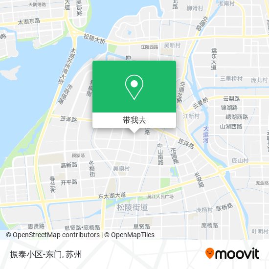 振泰小区-东门地图