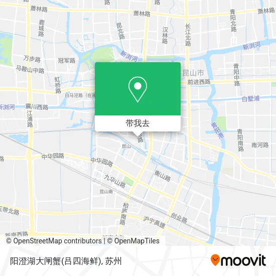 阳澄湖大闸蟹(吕四海鲜)地图