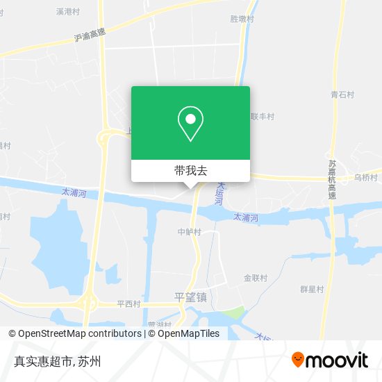 真实惠超市地图