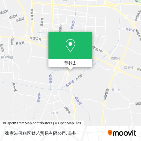 张家港保税区财艺贸易有限公司地图