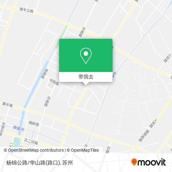 杨锦公路/华山路(路口)地图