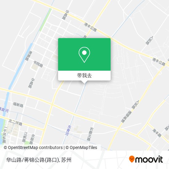 华山路/蒋锦公路(路口)地图