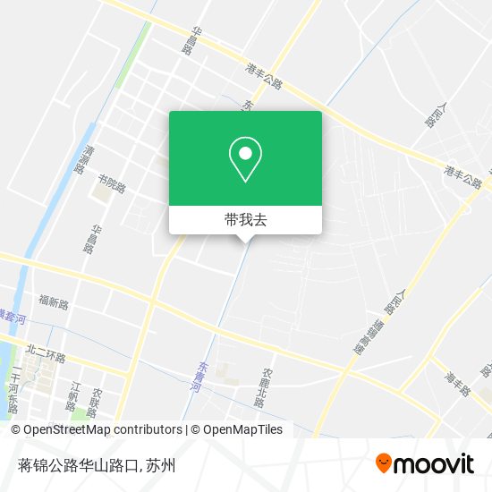 蒋锦公路华山路口地图