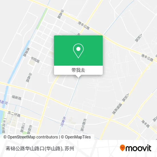 蒋锦公路华山路口地图