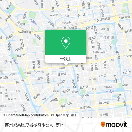 苏州威高医疗器械有限公司地图