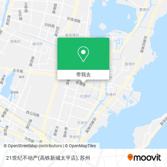 21世纪不动产(高铁新城太平店)地图