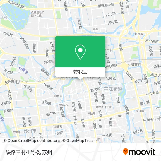 铁路三村-1号楼地图